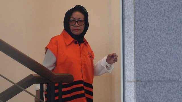Pemeriksaan Fatmawati Faqih (Foto: ANTARA FOTO/Sigid Kurniawan)