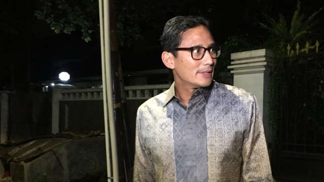 Sandiaga Uno, Ketua Tim Pemenangan Prabowo. (Foto: Raga Imam/kumparan)