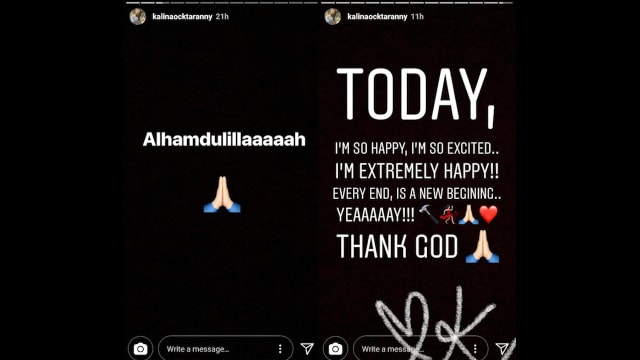 Kalina Oktarani resmi cerai. (Foto: Instagram @kalinaocktaranny)