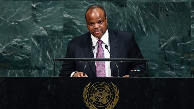 Raja Swaziland Mswati III. (Foto: AFP/Jewel Samad)