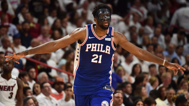 Center Philadelphia 76ers, Joel Embiid. (Foto: USA Today via Reuters/Jasen Vinlove)