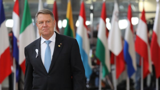 Presiden Rumania Klaus Lohannis. (Foto: AFP/Ludovic Marin)