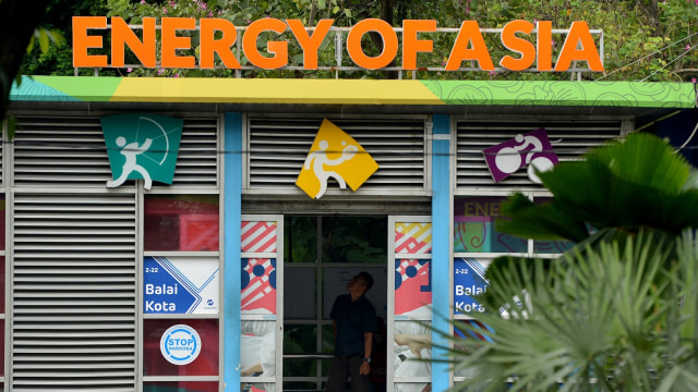 Promosi Asian Games (Foto: ANTARA FOTO/ Wahyu Putro)