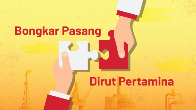 Bongkar pasang Dirut Pertamina. (Foto: Putri Sarah Arifira/kumparan)