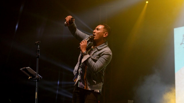 Rio Febrian di MocoSik Festival 2018 (Foto: Regina Kunthi Rosary/kumparan)