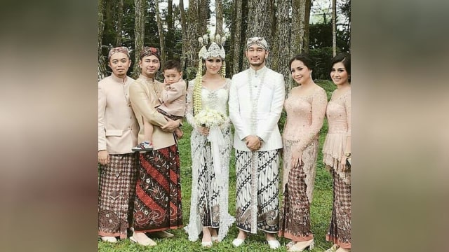 Syahnaz resmi menikah. (Foto: Instagram @devitha2101)