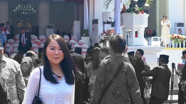Sabrina Bensawan di Istana Negara (Foto: Dok. Sabrina Bensawan)