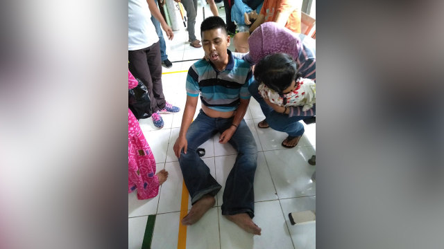 Kapal Dishub meledak di Kepulauan Seribu. (Foto: Dok. Damkar Jakarta Utara)