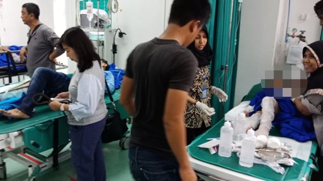 Korban meledaknya Kapal Dishub di Kepulauan Seribu (Foto: Dok. Dishub DKI Jakarta)