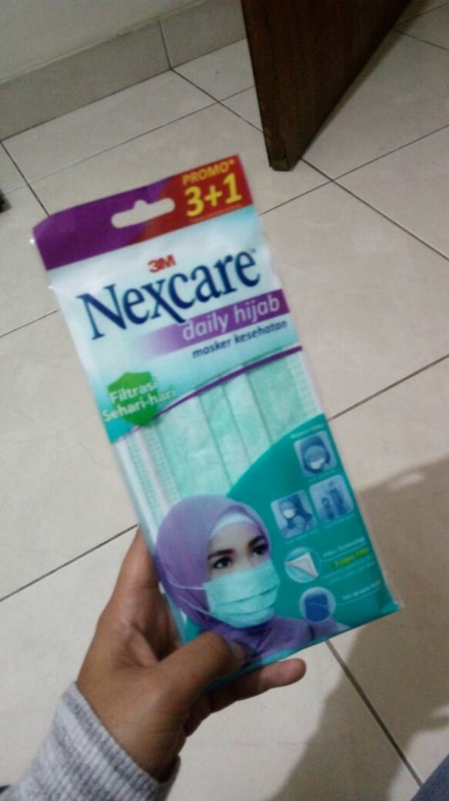 Masker untuk Naik Motor Hilang, Masker Hijab 3M Nexcare pun Jadi