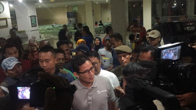 Sandi tiba di RSUD Koja (Foto: fachrul irwinsyah/kumparan)