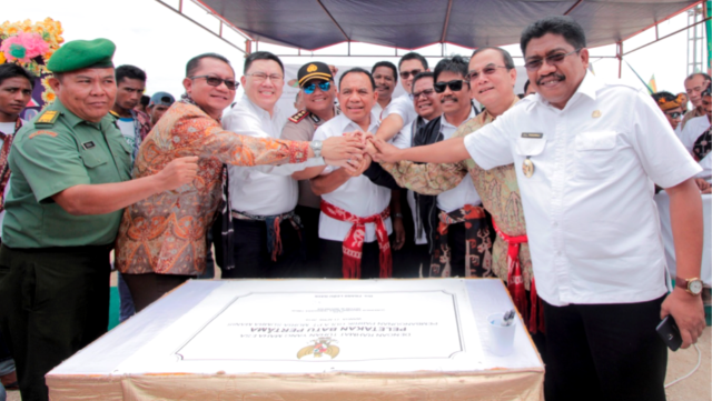 Pembangunan Pabrik Gula milik PT MSM di NTT. (Foto: Dok. PT Muria Sumba Manis)