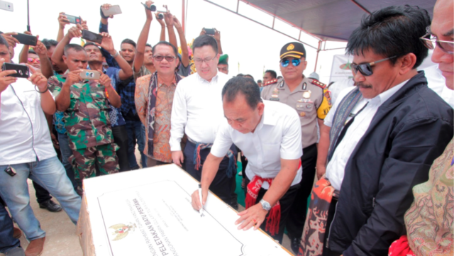 Pembangunan Pabrik Gula milik PT MSM di NTT. (Foto: Dok. PT Muria Sumba Manis)