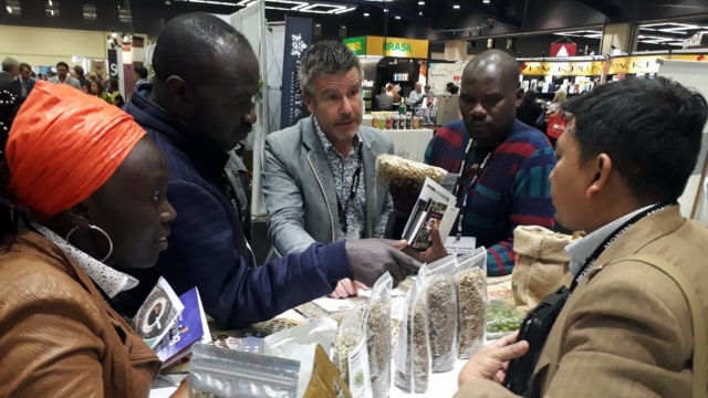 Kopi Gayo Aceh di Coffee Expo Amerika Serikat. (Foto: dok. Disbudpar Aceh)