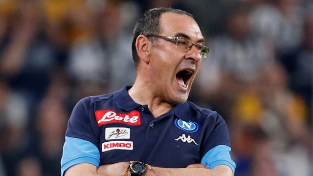 Sarri yang saklek dan idealis. (Foto: Reuters/Stefano Rellandini)