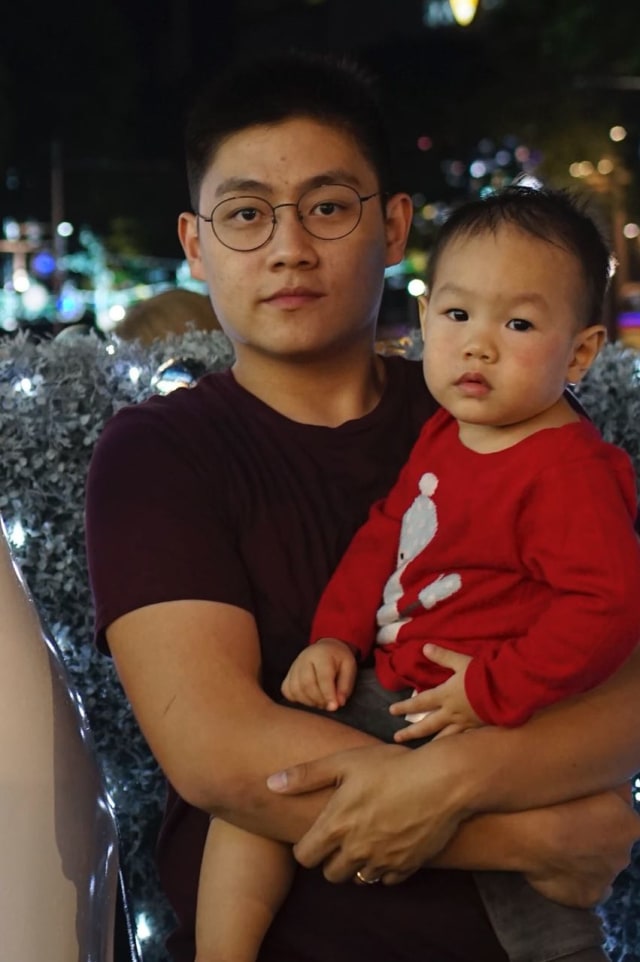 Ferdy Widjaja bersama sang anak. (Foto: Ferdy Widjaja)