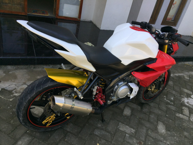 Yamaha Vixion Custom Street Fighter By Ybc Modified Whaeto Cutting Stiker (1)