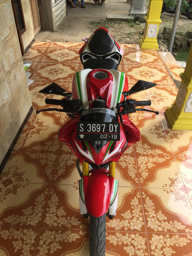 Yamaha Vixion Custom Street Fighter By Ybc Modified Whaeto Cutting Stiker (3)