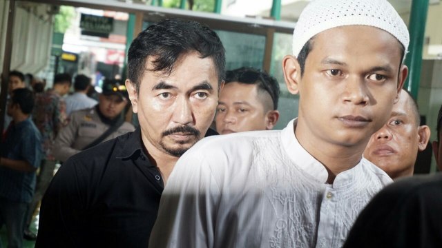 Gatot Brajamusti di PN Jaksel. Foto: Jamal Ramadhan/kumparan