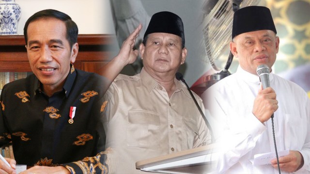 Jokowi, Prabowo, dan Gatot Nurmantyo. (Foto: Cornelius Bintang/kumparan, Fitra Andrianto/kumparan, Dok. Istimewa)