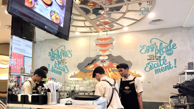 Suasana House of Omurice. (Foto: Adisty Putri Utami/kumparan)