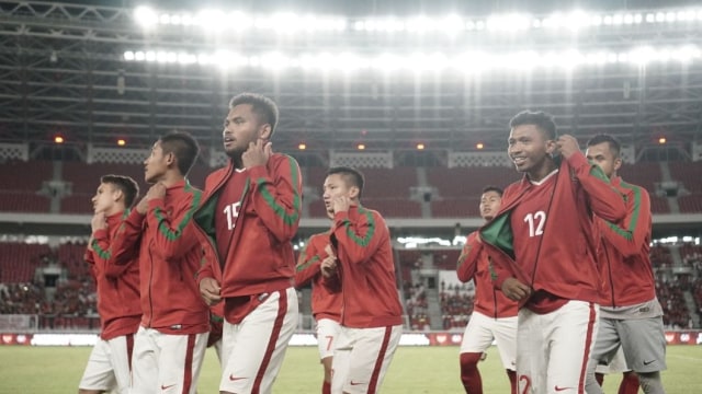 Timnas U-19 jelang laga vs Jepang U-19. (Foto:  Nugroho Sejati/kumparan)