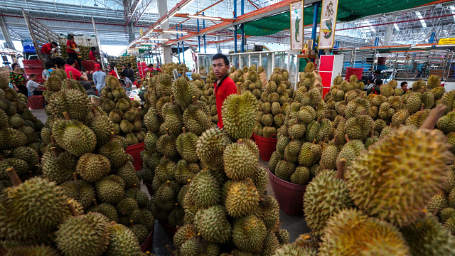 Pasar Durian di Bangkok, Thailand Foto: Reuters/Athit Perawongmetha