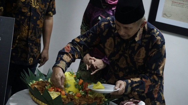 Tasyakuran Amien Rais. (Foto: Jamal Ramadhan/kumparan)