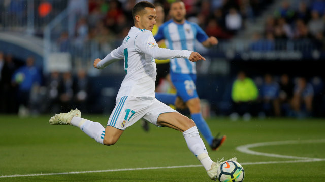 Aksi winger Madrid, Lucas Vazquez. (Foto: REUTERS/Jon Nazca)