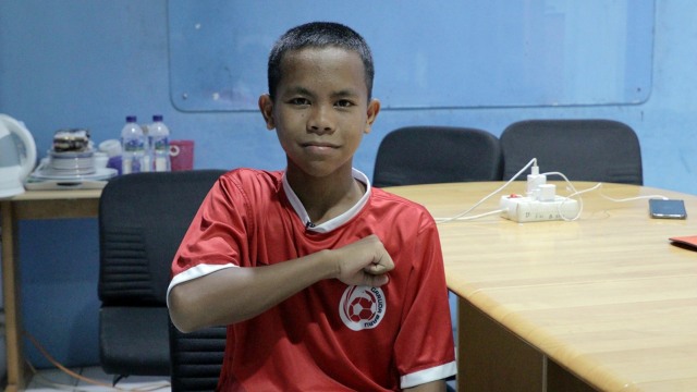 Bayu dari Tim Garuda Baru. (Foto: Marissa Krestianti/kumparan)