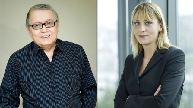 Hikmet Cetinkaya dan Ceyda Karan (Foto: AFP)