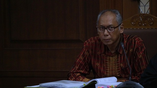 Setya Novanto bersaksi di sidang Bimanesh Sutarjo (Foto: Fanny Kusumawardhani/kumparan)