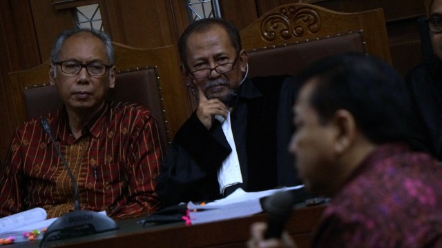 Setya Novanto bersaksi di sidang Bimanesh Sutarjo (Foto: Fanny Kusumawardhani/kumparan)