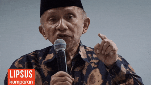 Lipsus - Amien Rais (Foto: Jamal Ramadhan/kumparan)