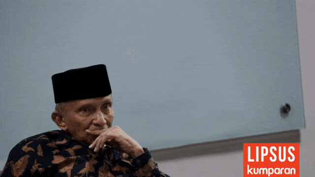 Lipsus - Amien Rais (Foto: Jamal Ramadhan/kumparan)