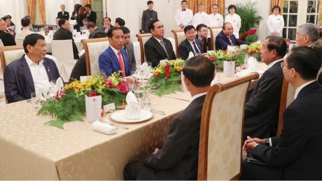Jokowi di Rapat Pleno KTT ke-32 ASEAN (Foto: Dok. Istimewa)