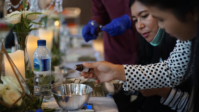 Workshop Membuat Lotion Skin Dewi (Foto: DNA Brand Consultant)