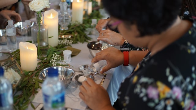 Workshop Membuat Lotion Skin Dewi (Foto: DNA Brand Consultant)