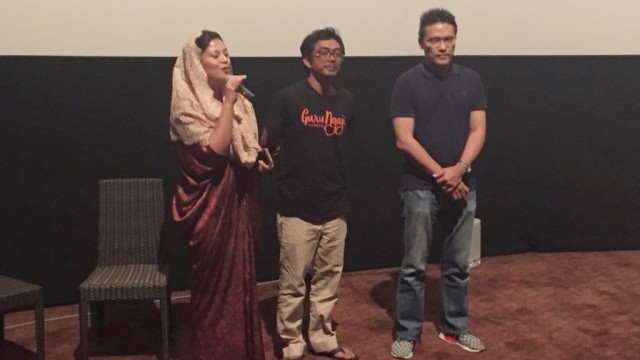Nobar Film 'Guru Ngaji' (Foto: Giovanni/kumparan)