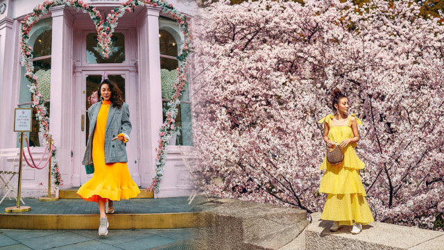 Inspirasi Padu Padan Dress & Sneakers (Foto: Instagram @notjessfashion)