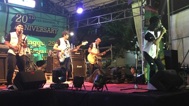 Penampilan Eskrim Band (Foto: Vito Kukuh/kumparan)