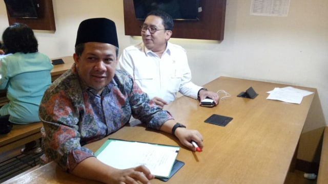 Fahri Hamzah dan Fadli Zon (Foto: Fahrian Saleh/kumparan)
