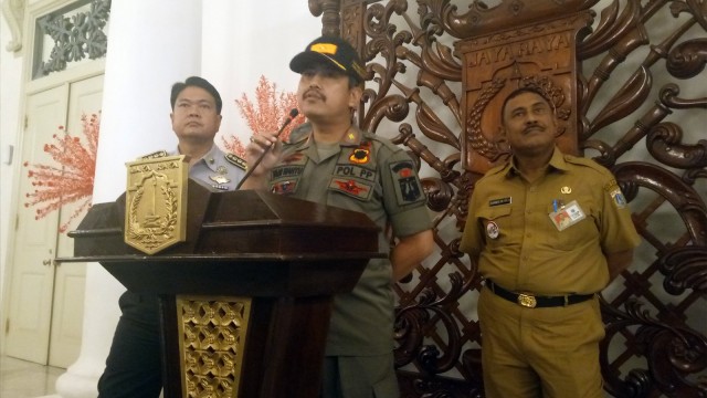 Kasatpol PP Yani Wahyu di Balai Kota (Foto: Nabilla Fatiara/kumparan)