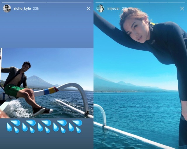 Jessica Iskandar dan Richard Kyle (Foto: Instagram @richo_kyle @inijedar)