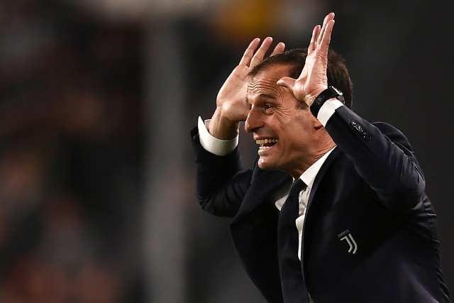 Pelatih Juventus, Massimiliano Allegri. (Foto: Marco Bertorello/AFP)