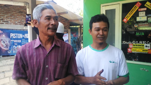Pemilik bengkel di Dusun Sangurejo (Foto: Arfiansyah Panji Purnandaru/kumparan)