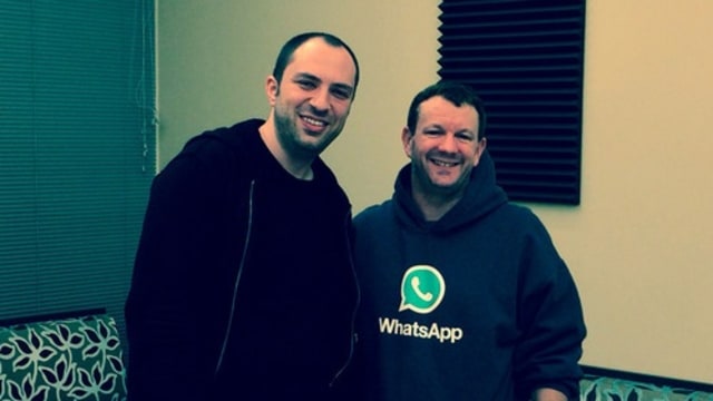Jan Koum dan Brian Acton. (Foto: Sequoia Capital via Wikimedia Commons)