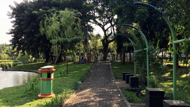 Taman Cattleya, oase di tengah tol kota (Foto: Helinsa Putri/kumparan)