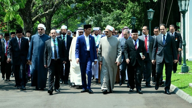 Jokowi di acara KTT Ulama Dunia di Istana Bogor. (Foto: Dok. Biro Pers Setpres)