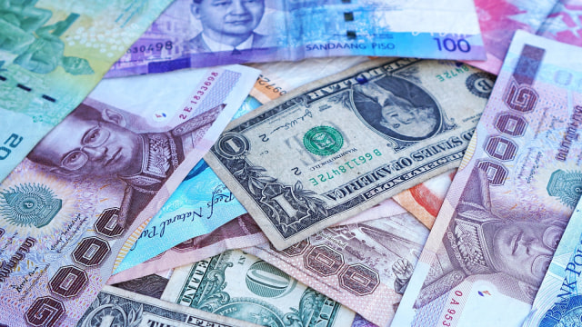 Ilustrasi mata uang asing. (Foto: Pexels)